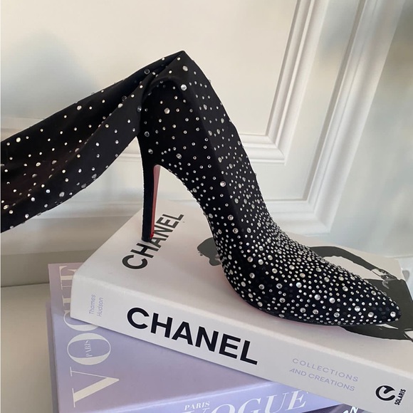 Christian Loubotin swarowski Heels boots - Picture 2 of 16